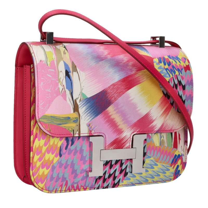 HERMES Constance 3 24 Kyoto Marble Silk Swift Size ONE SIZE