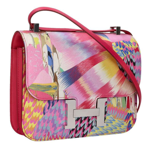 HERMES Constance 3 24 Kyoto Marble Silk Swift Size ONE SIZE
