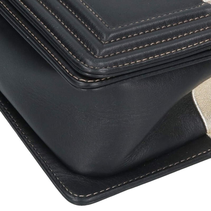 CHANEL Boy Chanel 25 Bicolor Calfskin Chain Size ONE Multi