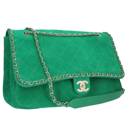 CHANEL Pharrell XXL Quilted Suede Flap Bag Size ONE SIZE