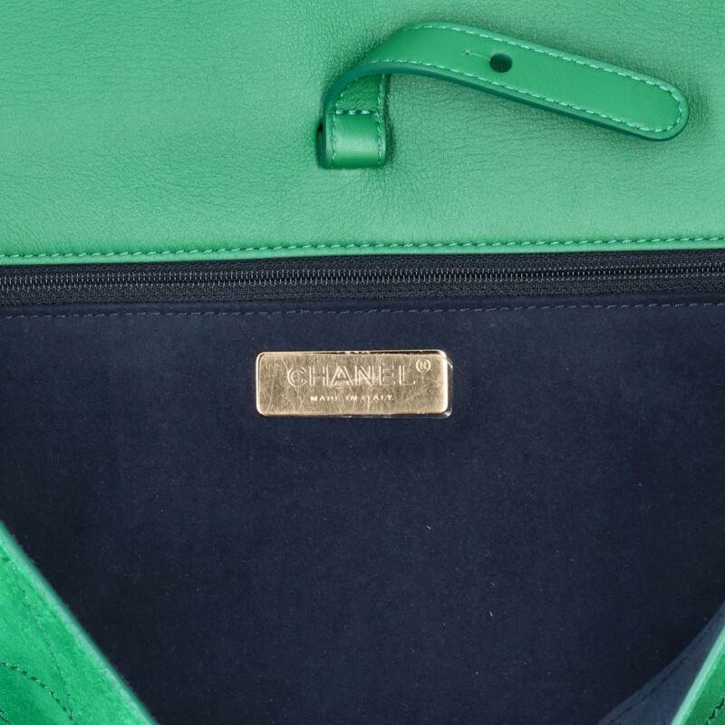 CHANEL Pharrell XXL Quilted Suede Flap Bag Size ONE SIZE