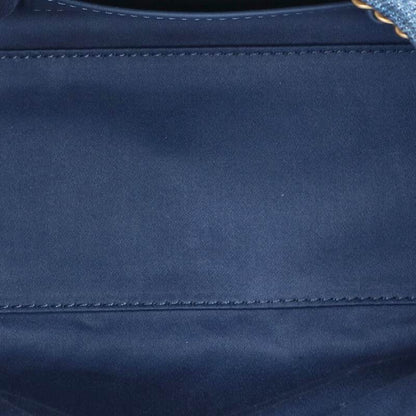 CHANEL Denim GHW Chain Shoulder Bag Indigo