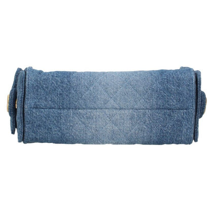 CHANEL Denim GHW Chain Shoulder Bag Indigo