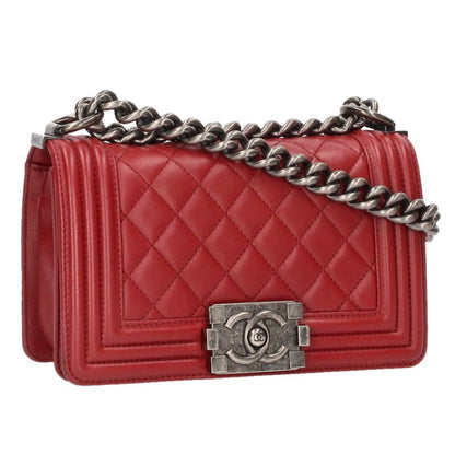 CHANEL Boy Chanel 20 Lambskin Chain Shoulder Size ONE Multi