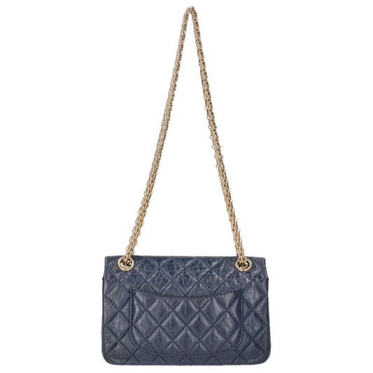 CHANEL 2.55 Mini Aged Calfskin Chain Shoulder Size ONE SIZE