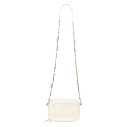 CHANEL Coco Mark Chain Camera Bag White Size ONE SIZE
