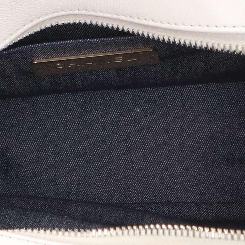 CHANEL Coco Mark Chain Camera Bag White Size ONE SIZE