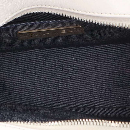 CHANEL Coco Mark Chain Camera Bag White Size ONE SIZE