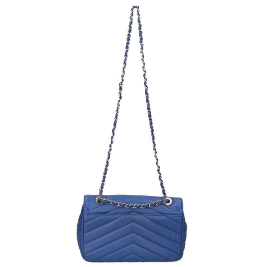 CHANEL Chevron Caviar Skin Chain Shoulder Bag Size ONE SIZE