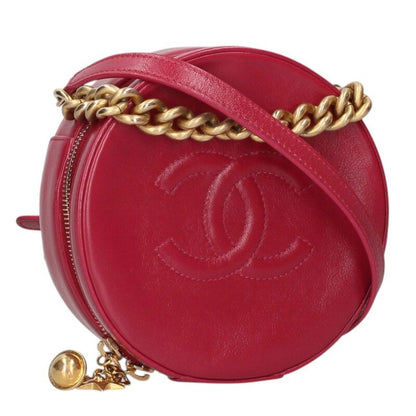 CHANEL Coco Mark Round Chain Shoulder Bag Size ONE SIZE