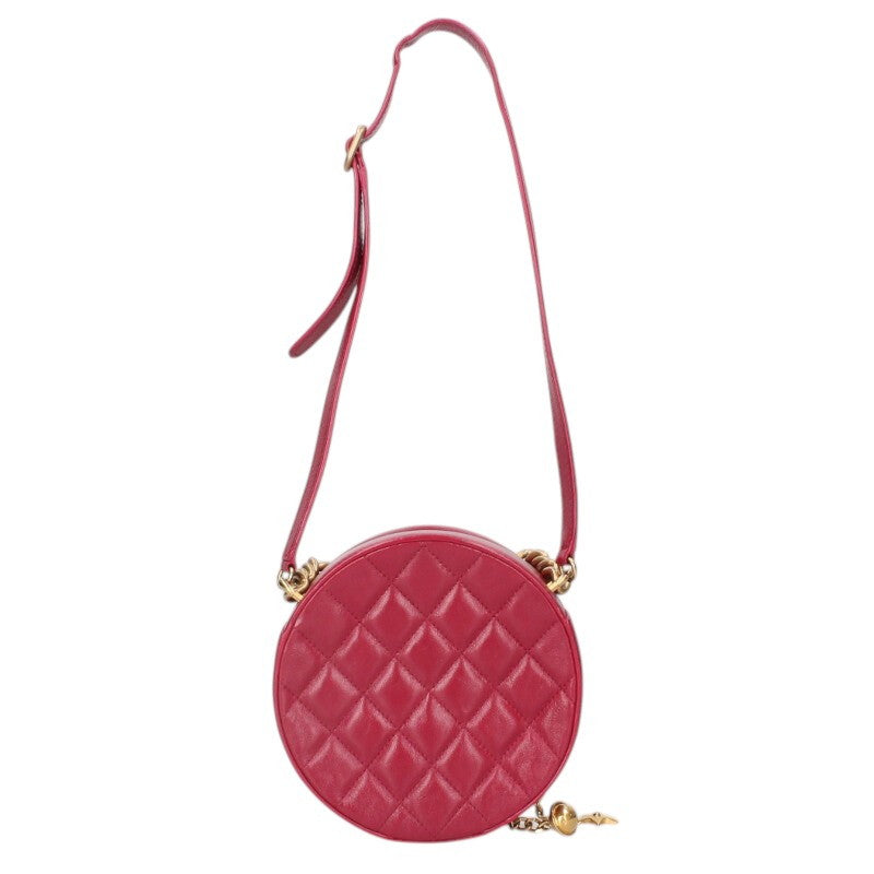 CHANEL Coco Mark Round Chain Shoulder Bag Size ONE SIZE