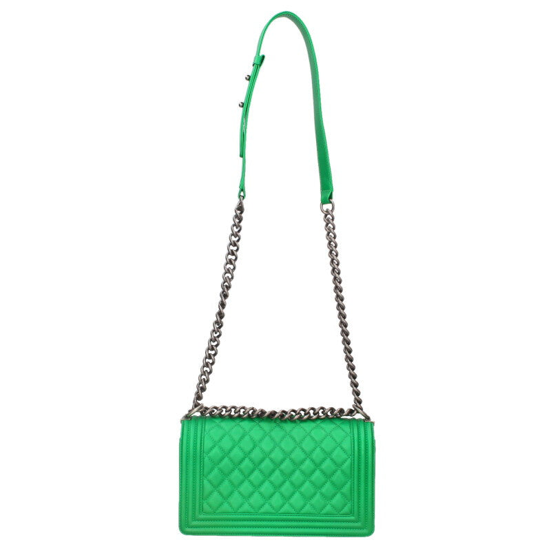 CHANEL Boy Chanel 25 Quilted Calfskin Shoulder Size ONE SIZE