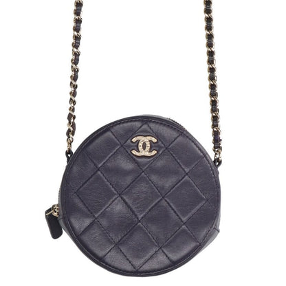 CHANEL Coco Mark Round Chain Shoulder Bag Size ONE Multi