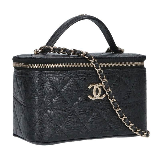 CHANEL AP3012 Caviar Skin Vanity Chain Size ONE SIZE