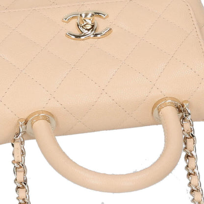 CHANEL Coco Handle Mini Caviar Skin Shoulder Size ONE SIZE