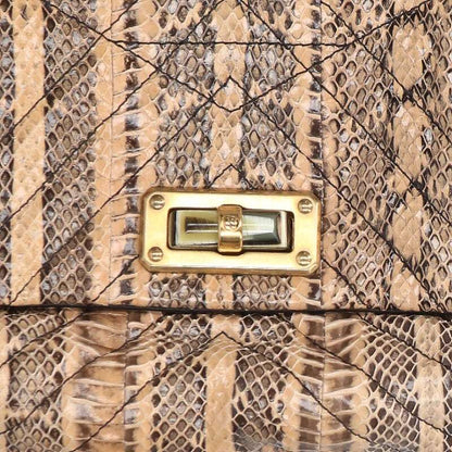 LANVIN Python All-Over Pattern Chain Shoulder Size ONE SIZE