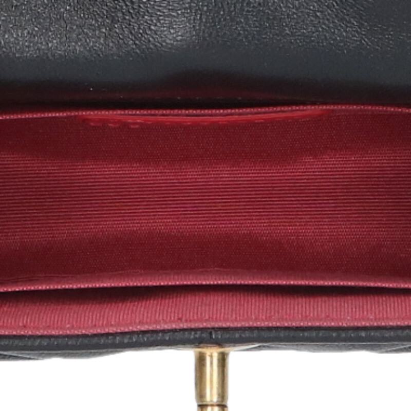 CHANEL Matelasse Mini Lambskin Chain Shoulder Size ONE SIZE
