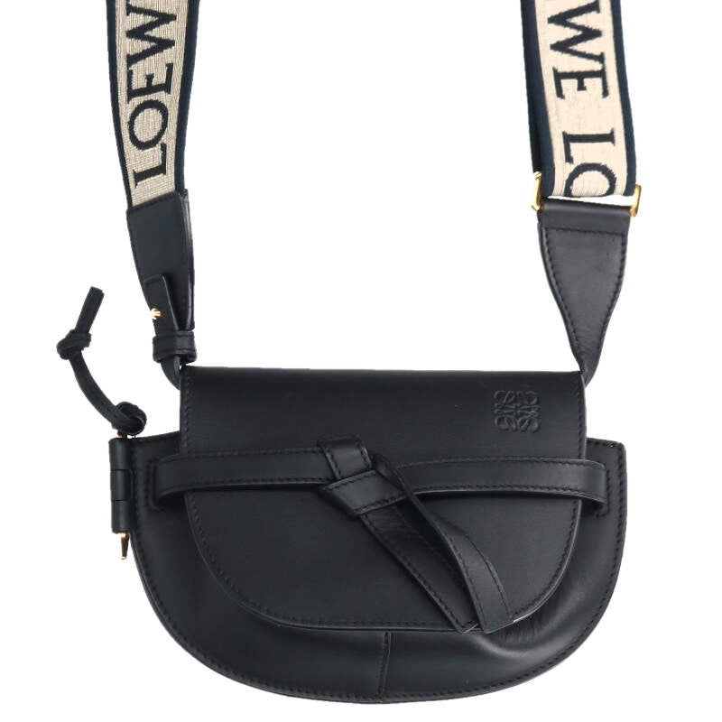 LOEWE Gate Dual Mini Anagram Strap Leather Size ONE SIZE