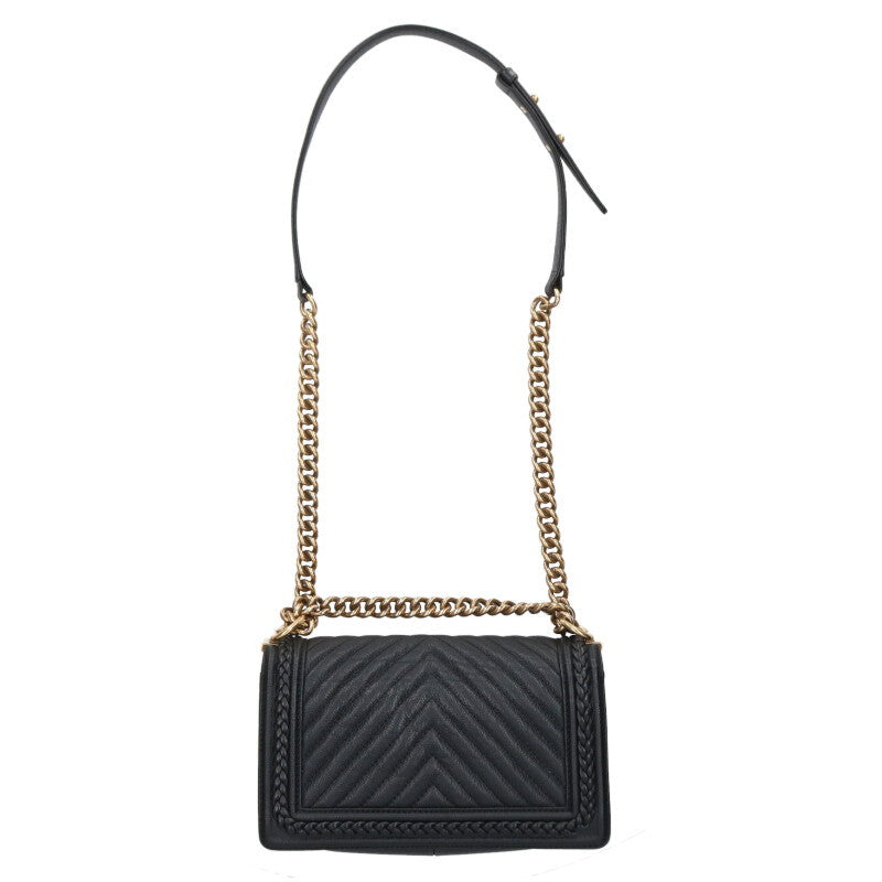 CHANEL Boy Chanel 25 Caviar Skin Chain Size ONE SIZE