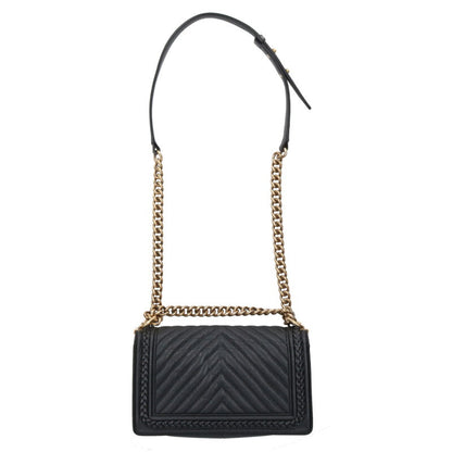 CHANEL Boy Chanel 25 Caviar Skin Chain Size ONE SIZE