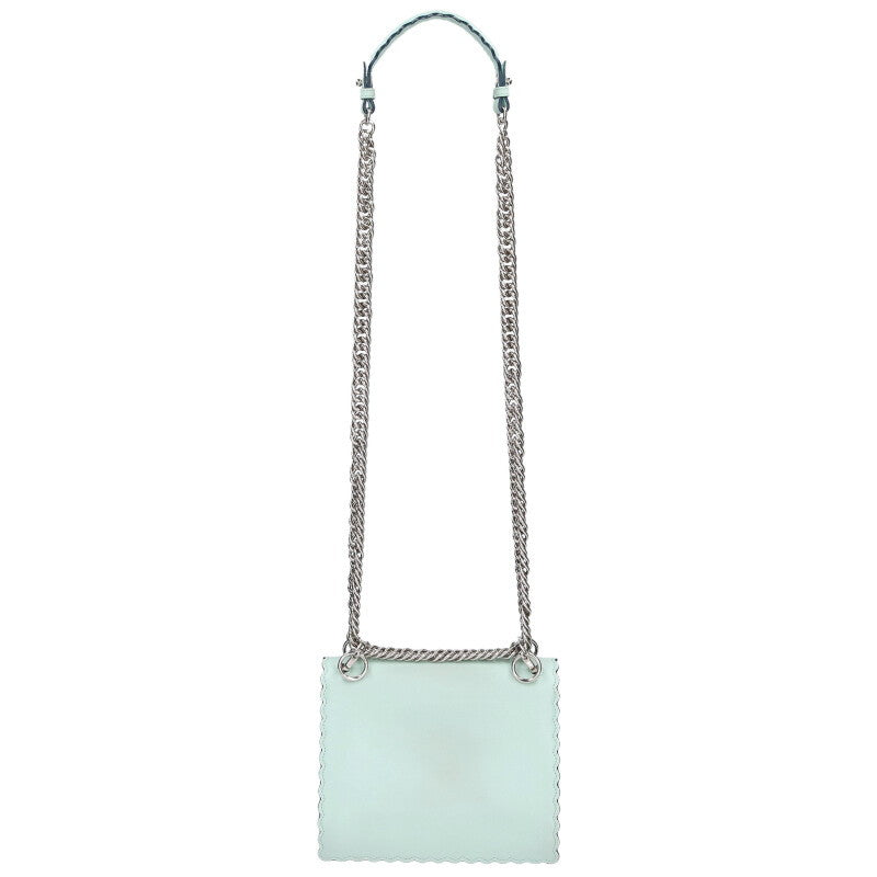 FENDI Kan I Mini Chain Leather Shoulder Bag Size ONE SIZE