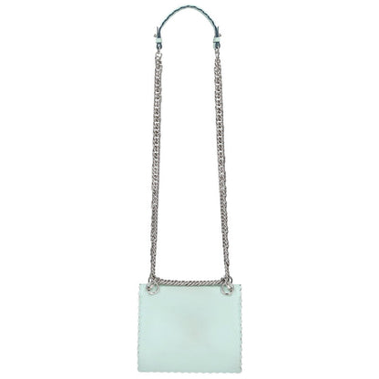 FENDI Kan I Mini Chain Leather Shoulder Bag Size ONE SIZE