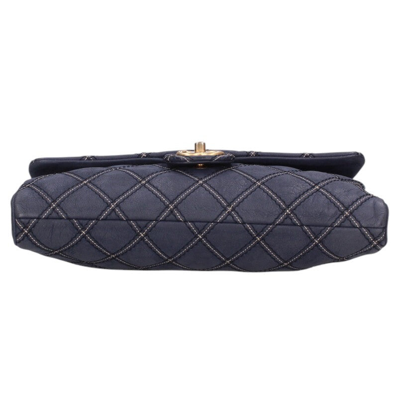 CHANEL Matelasse Triple Stitch Calfskin Bag Size ONE SIZE