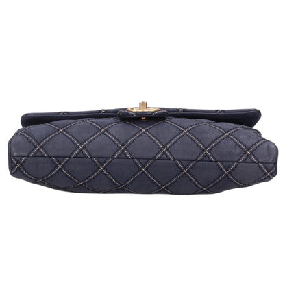 CHANEL Matelasse Triple Stitch Calfskin Bag Size ONE SIZE