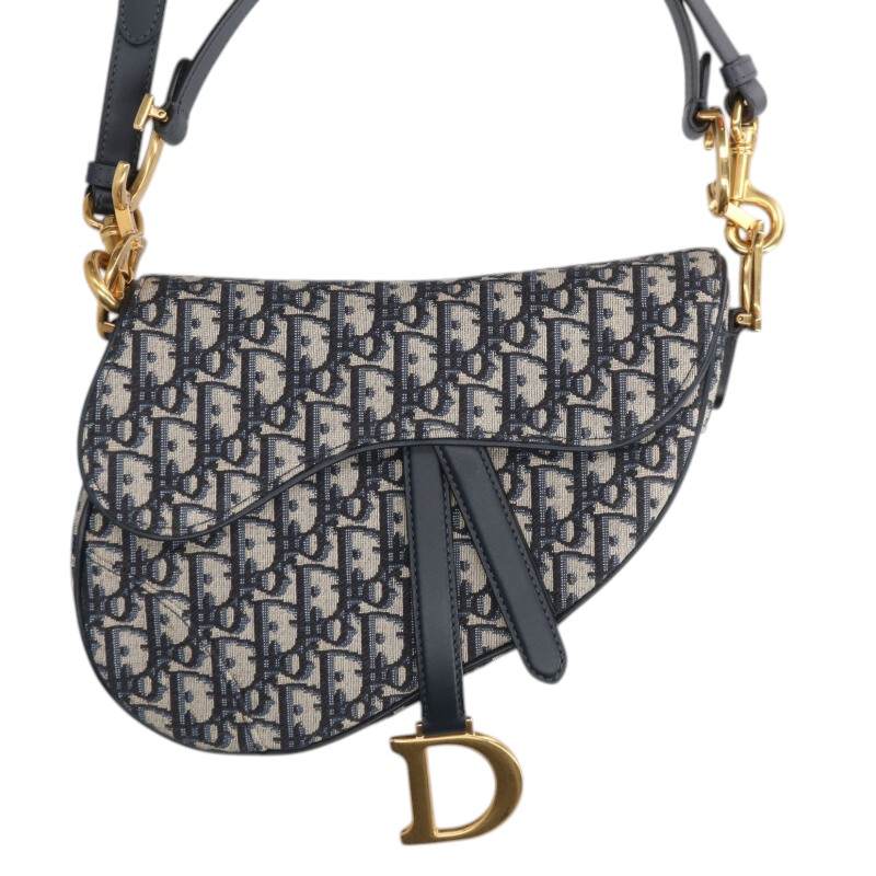 DIOR Saddle Oblique Jacquard Shoulder Bag Size ONE Multi