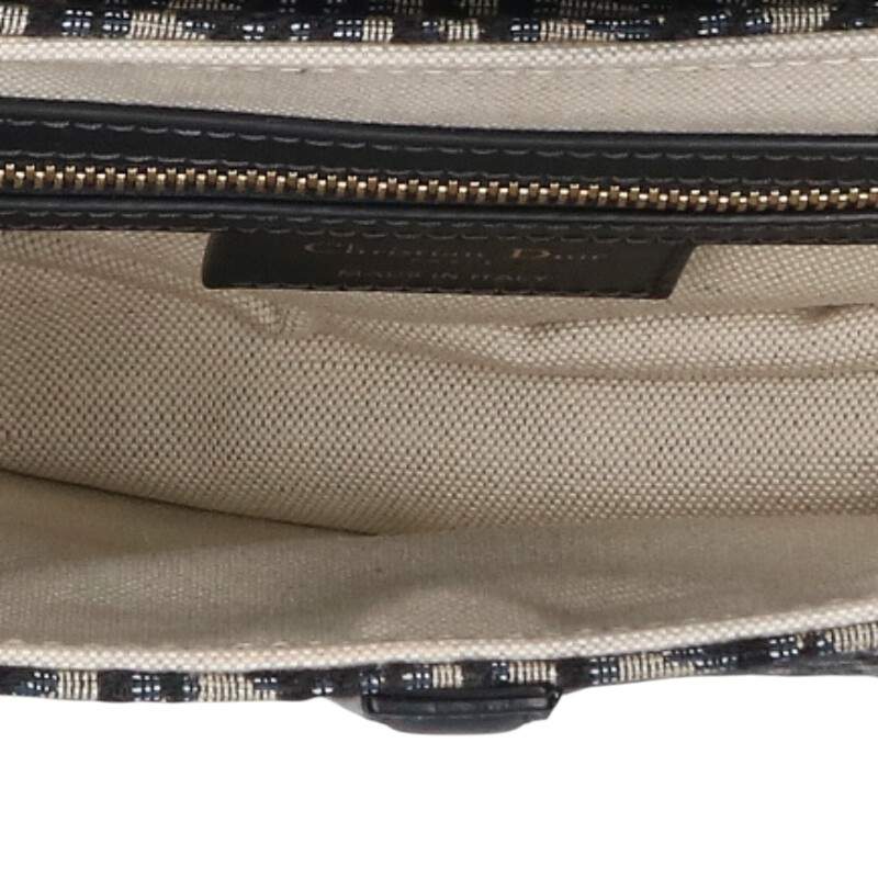 DIOR Saddle Oblique Jacquard Shoulder Bag Size ONE Multi
