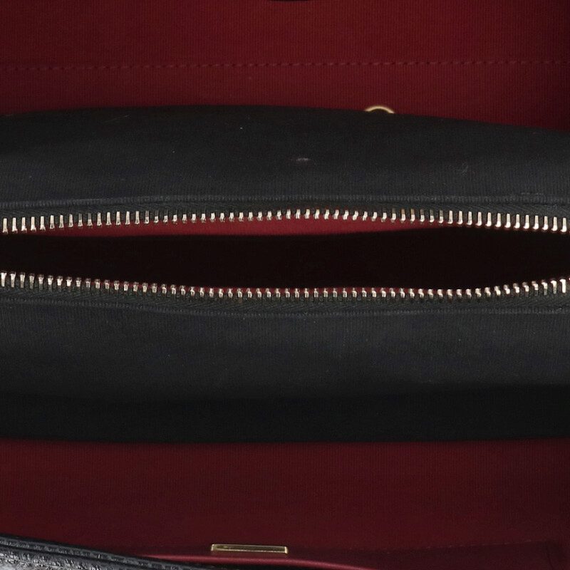 CHANEL Grained Shiny Calfskin Bowling Bag Size ONE SIZE