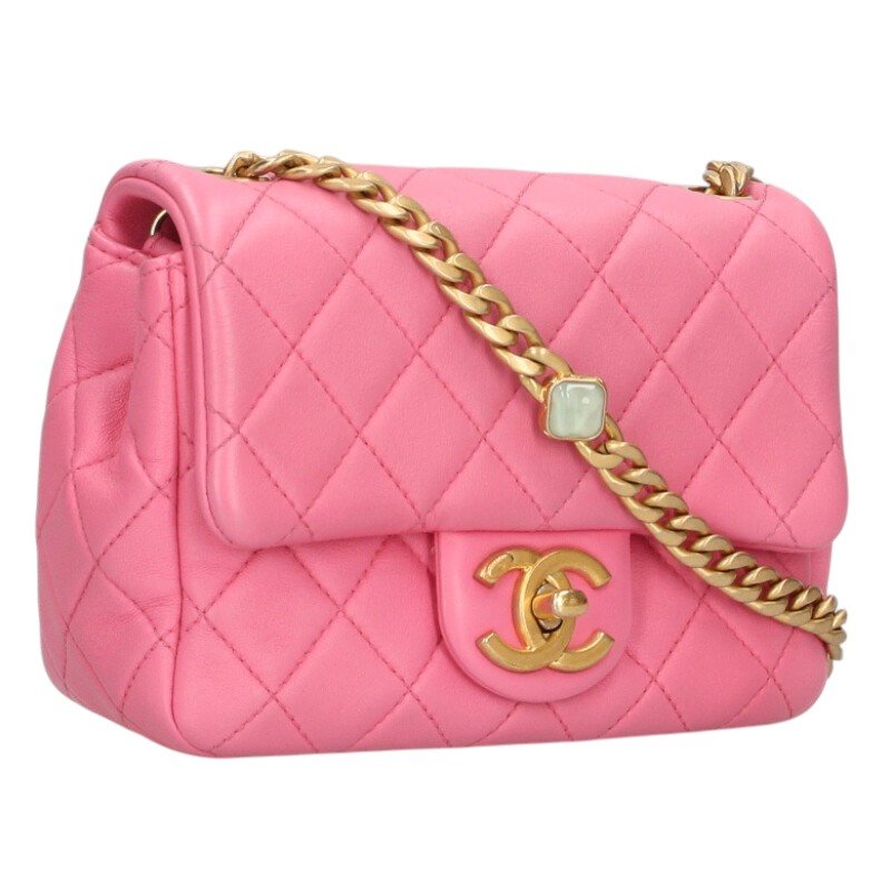 CHANEL Mini Matelassé 17 Lambskin Chain Bag Size ONE SIZE