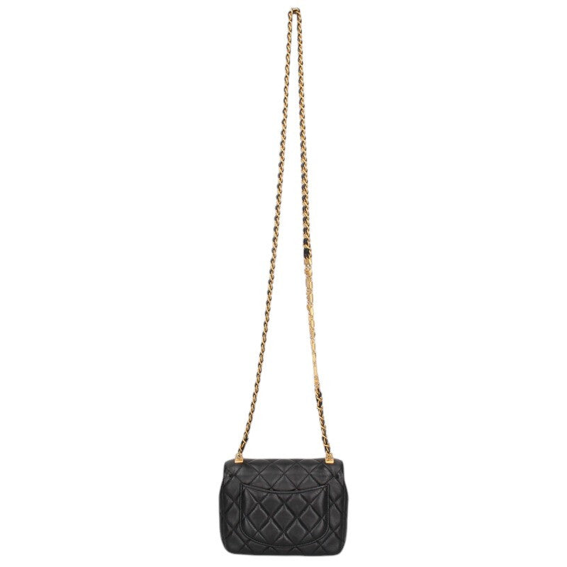 CHANEL AS3442 Mini Matelassé Lambskin Chain Size ONE SIZE