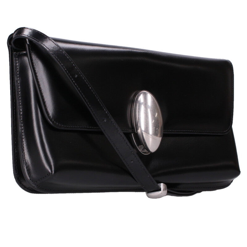 ALEXANDER WANG Dome Leather Clutch Shoulder Size ONE SIZE