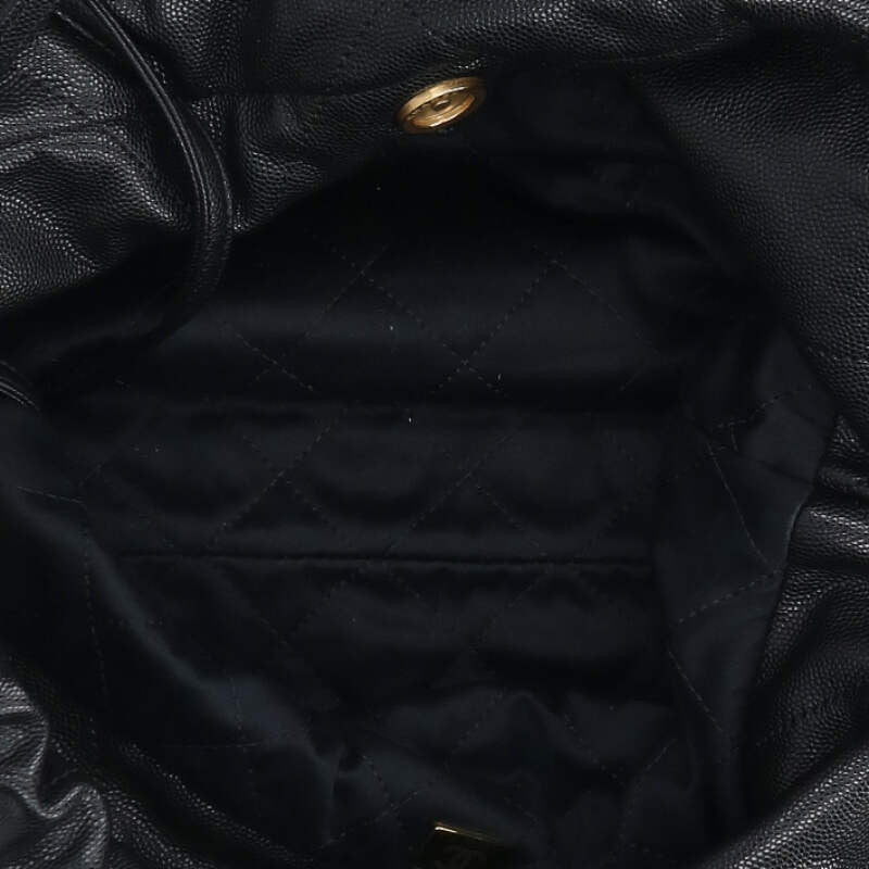 CHANEL 22 Small Caviar GHW Chain Bag Black & Size ONE SIZE