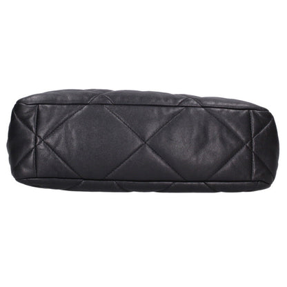 CHANEL 19 Lambskin Chain Shoulder Bag Black & Size ONE SIZE