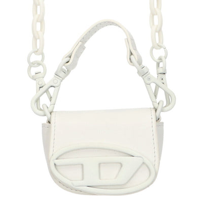 DIESEL 1DR XXS D-Logo Chain Mini Shoulder Bag Size ONE SIZE