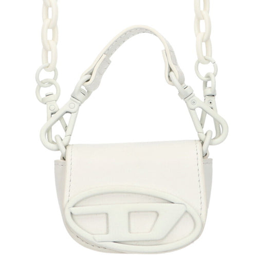DIESEL 1DR XXS D-Logo Chain Mini Shoulder Bag Size ONE SIZE
