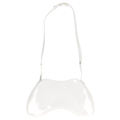 DIESEL PLAY D-Logo Enamel Crossbody Bag White Size ONE SIZE