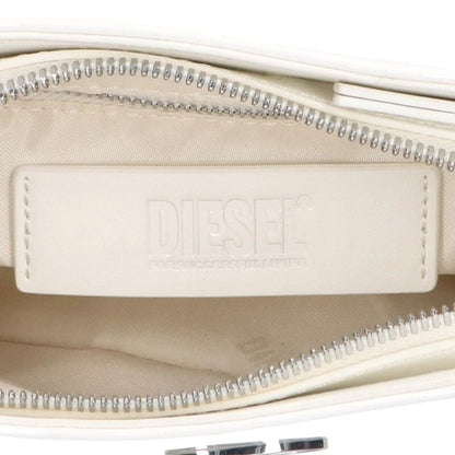 DIESEL PLAY D-Logo Enamel Crossbody Bag White Size ONE SIZE