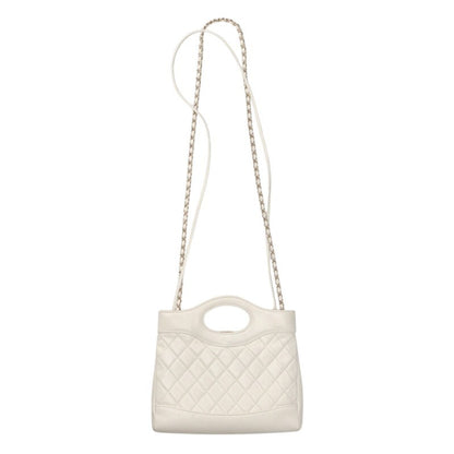 CHANEL Mini 31 Shiny Lambskin Chain Shoulder Size ONE SIZE