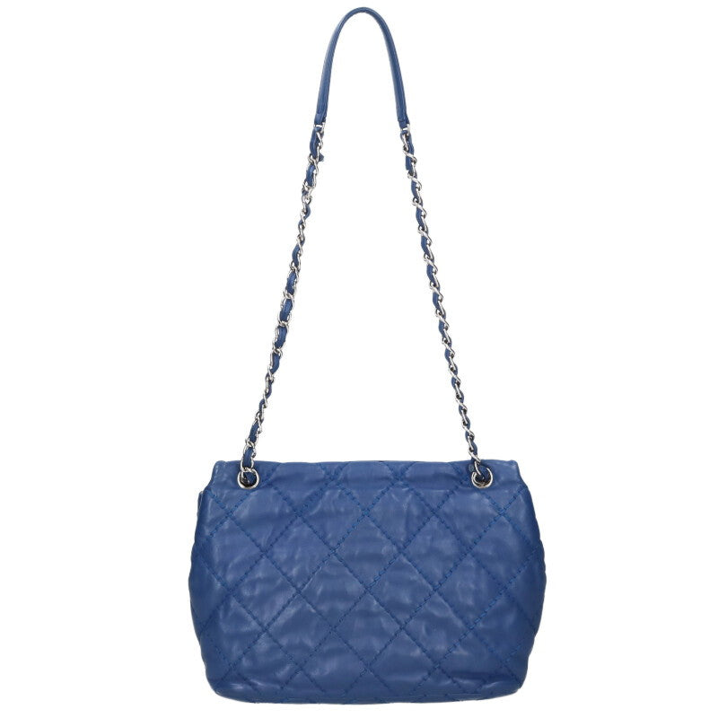 CHANEL Matelasse Lambskin Chain Shoulder Bag Size ONE SIZE