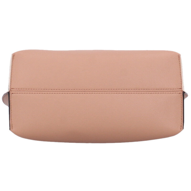 agnes b 2-Way Leather Shoulder Bag Brown Size ONE SIZE