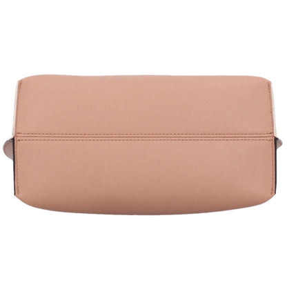 agnes b 2-Way Leather Shoulder Bag Brown Size ONE SIZE