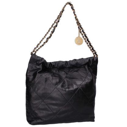 CHANEL 22 Small Calfskin GHW Chain Shoulder Size ONE SIZE