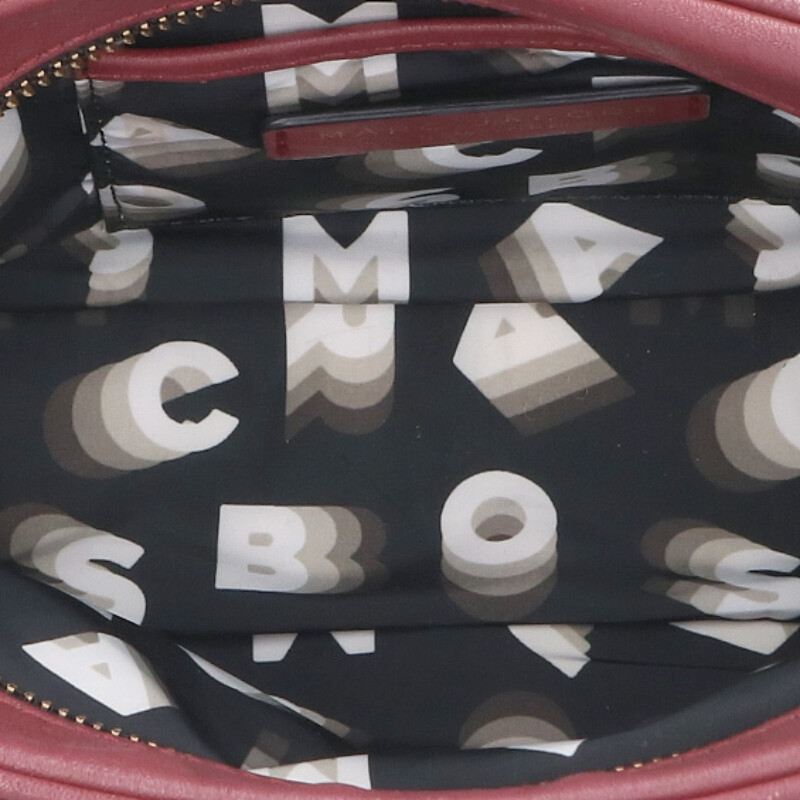 MARC JACOBS Flash Logo Leather Shoulder Bag Size ONE SIZE