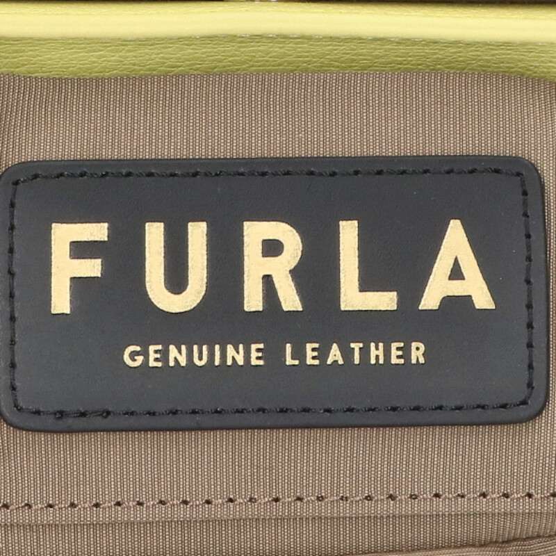 FURLA Metropolis Crossbody Leather Chain Bag Size ONE SIZE