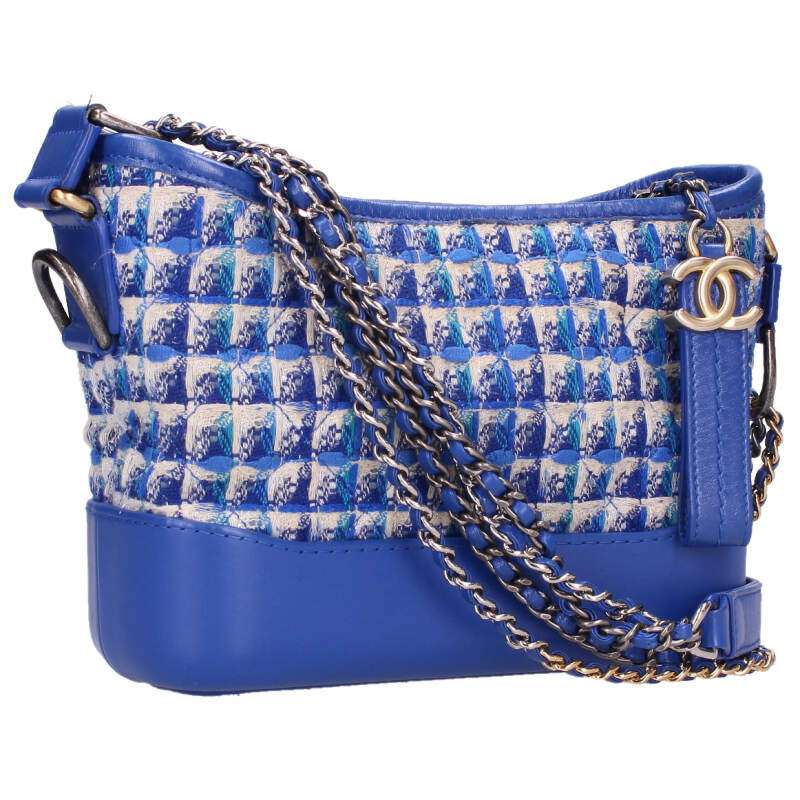 CHANEL Gabrielle Small Hobo Tweed x Calfskin Size ONE SIZE