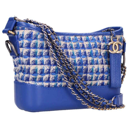 CHANEL Gabrielle Small Hobo Tweed x Calfskin Size ONE SIZE