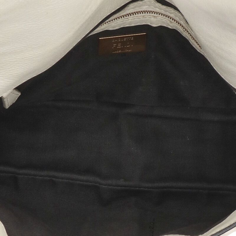 FENDI Logo Embossed Baguette Shoulder Bag Size ONE SIZE